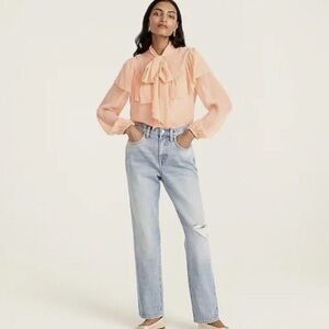 J. Crew Women's Slouchy Boyfriend Jean in Basin Wash - Size 27